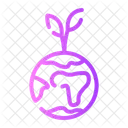 Planta Sostenible Sostenibilidad Icono
