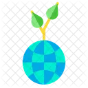 Planta Nacional Planta Global Globo Icono