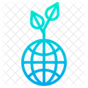 Planta Nacional Planta Global Globo Icono