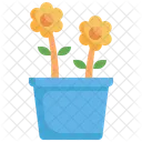Planta Vaso Flor Ícone