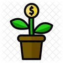 Planta Beneficio Beneficio Arriba Icono