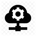 Engrenagem Rede Configuracao Ícone