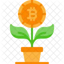 Planta de bitcoins  Icono