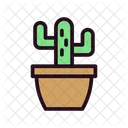 Planta de cactus  Icono