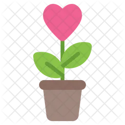 Planta de amor  Icono