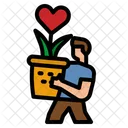 Planta de amor cultivada  Icono