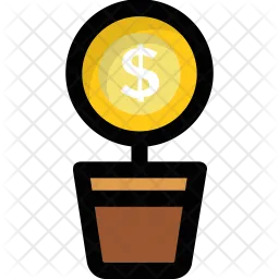 Planta de dinero  Icono