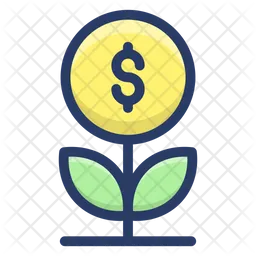 Planta de dinero  Icono