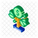 Planta de dinero  Icono