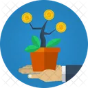 Planta de dinero  Icono