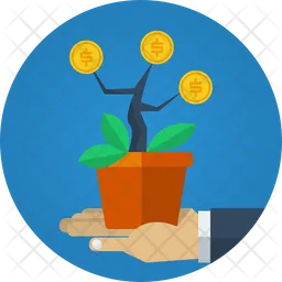 Planta de dinero  Icono