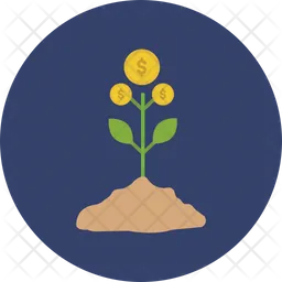 Planta de dinero  Icono