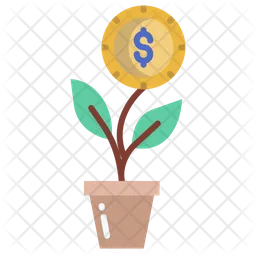 Planta de dinero  Icono