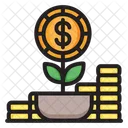 Planta de dinero  Icono