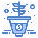 Planta de dinero  Icono