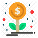 Planta de dinero  Icono