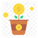 Planta de dinero  Icono