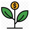 Planta de dinero  Icono