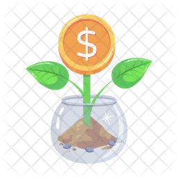 Planta de dinero  Icono