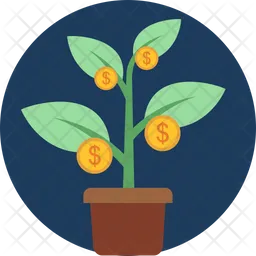 Planta de dinero  Icono