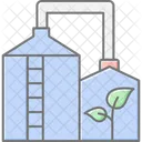 Planta De Producao De Biogas Biogas Producao Ícone