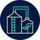 Planta De Producao De Biogas Biogas Producao Ícone