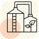 Planta De Producao De Biogas Biogas Producao Ícone