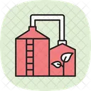 Planta De Producao De Biogas Biogas Producao Ícone