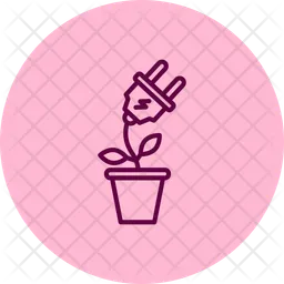 Planta de enchufe  Icon