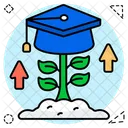 Planta de educación  Icono