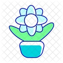 Planta floreciente  Icono