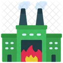 Planta De Incineracion Industria Incineracion Icon