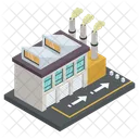 Planta industrial  Icono