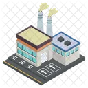 Planta industrial  Icono