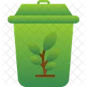 Lixo Vegetal Recipiente Lixeira Icon