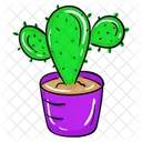 Planta Suculenta Cactus Tuna Icono