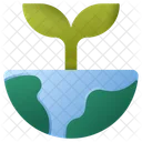 Planta de tierra  Icono