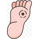 Plantar Wart Foot Icon