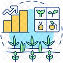 Agricultura Produtividade Aumento Ícone