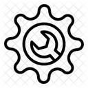 Engrenage Cle Preference Icône