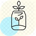 Plante Dans Un Bocal En Verre Plante Verre Ícone