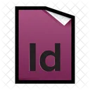 Plantilla Indesign Adobe Icono