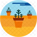 Planting Pot Greenery Icon