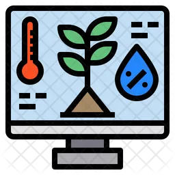 Plants Temperature  Icon