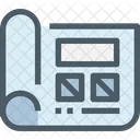 Planung Webseite Design Icon