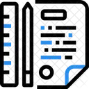 Planung Datei Design Symbol