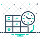 Terminplanung Zeitplan Schema Symbol