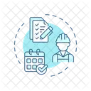 Terminplanung und Disposition  Symbol