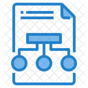 Dateiplan Planungsdatei Flussdiagramm Symbol