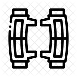 Les plaquettes de frein  Icône